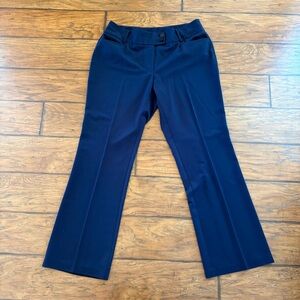 Rafaella Women’s Navy Curvy Boot Cut Dress Pants